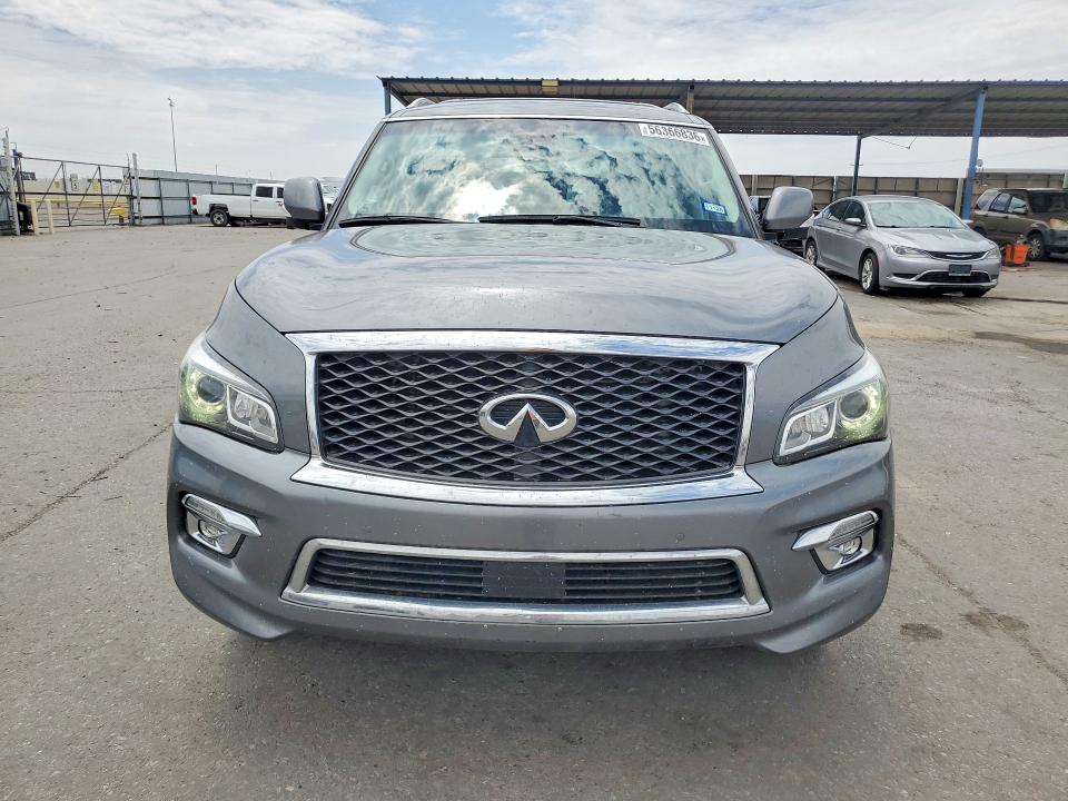 2017 Infiniti VIN JN8AZ2ND1H9830838 COPART salvage auction — SIDE, Tx - Salvage Vehicle Title, sold $4,550 on 2026-07-10 (photo 5)
