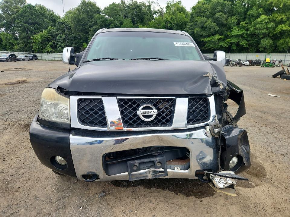 2007 Nissan TITAN VIN 1N6BA07BX7N225968 COPART salvage auction — FRONT END, La - Cert Of Title-Salvage, sold $925 on 2026-07-02 (photo 5)
