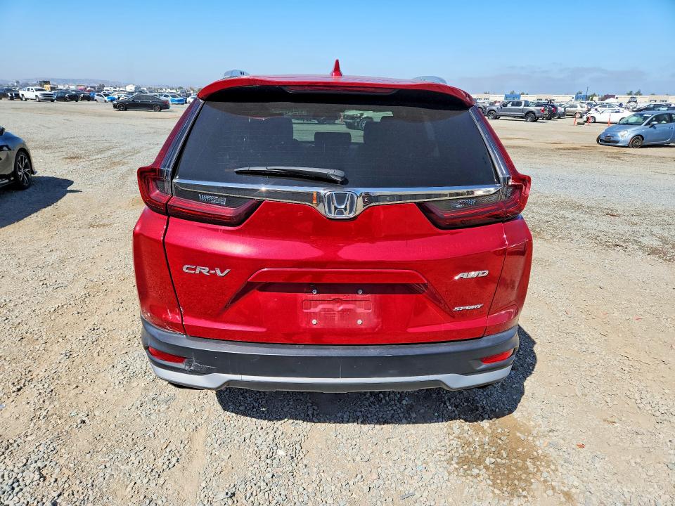 2021 Honda Cr-v VIN 2HKRW2H4XMH233403 COPART salvage auction — MINOR DENT/SCRATCHES, Salvage Title, sold $6,000 on 2026-07-24 (photo 6)