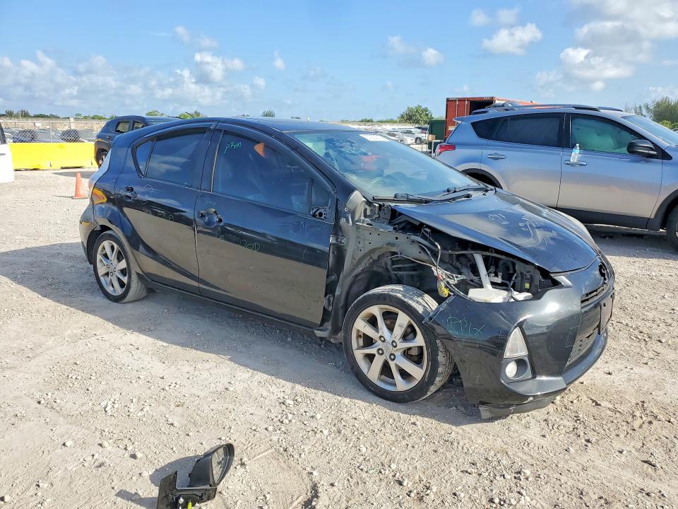 2012 Toyota Prius VIN JTDKDTB37C1030049 COPART salvage auction — FRONT END, Fl - Cert Of Title Slvg Rebuildable, sold $1,550 on 2026-07-15 (photo 4)