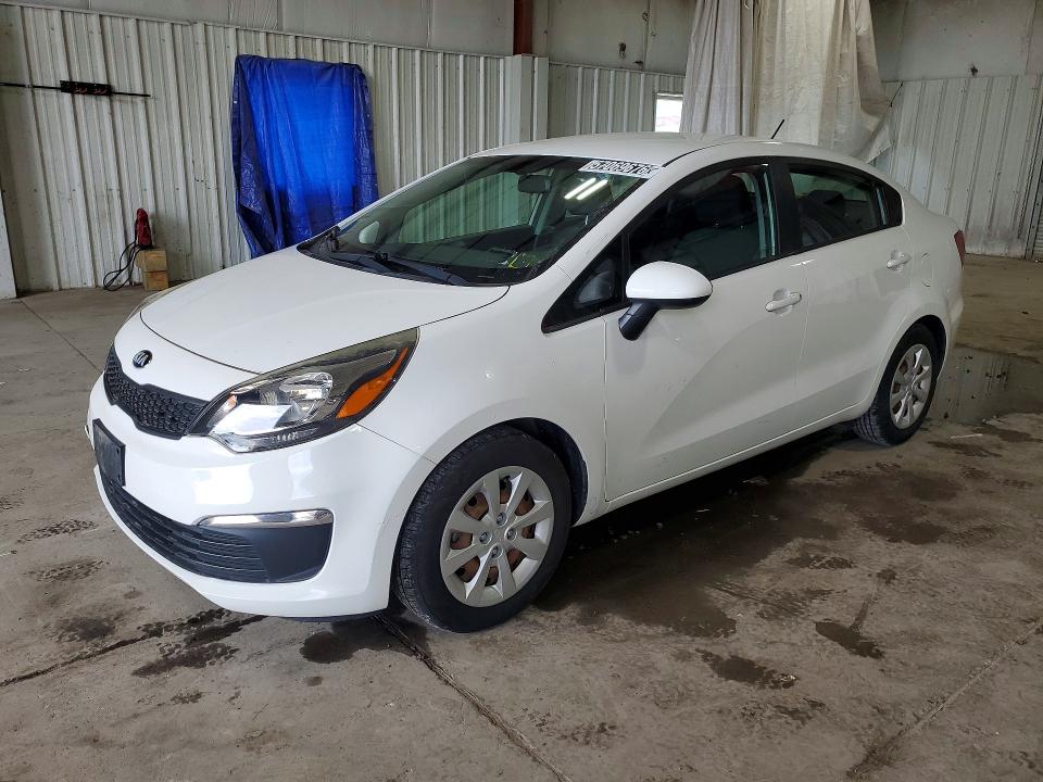 2016 Kia Rio VIN KNADM4A31G6646948 COPART salvage auction — REAR END, VA - CERTIFICATE OF TITLE, sold $750 on 2026-07-23 (photo 1)