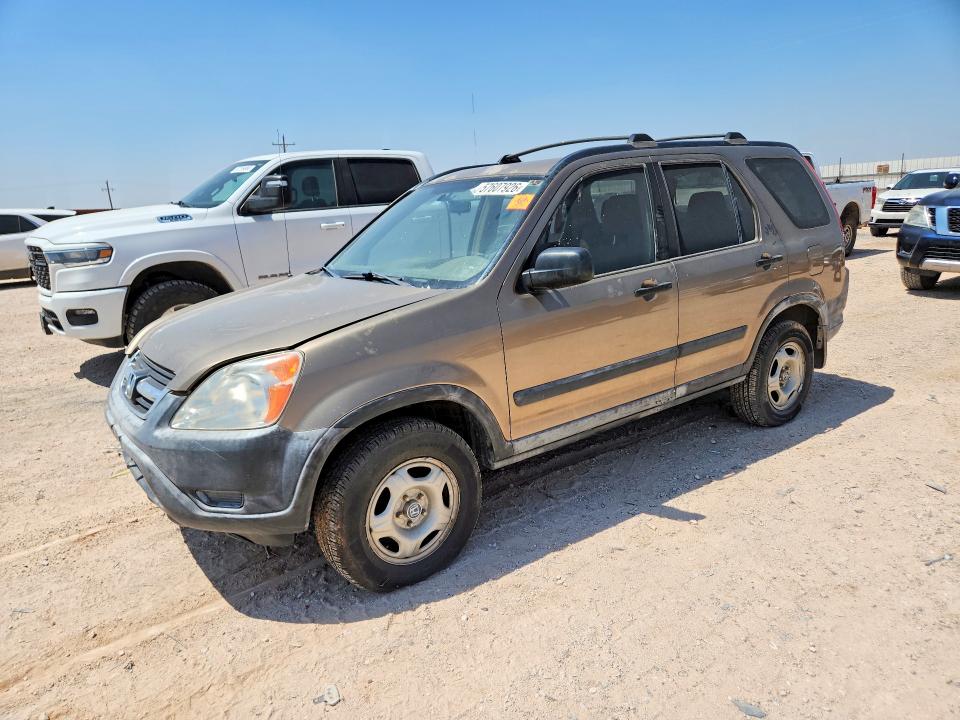 2003 Honda Cr-v VIN JHLRD68473C005479 COPART salvage auction — ROOF, TX - CERTIFICATE OF TITLE, sold $325 on 2026-07-29 (photo 1)