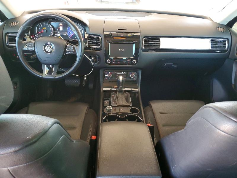 2013 Volkswagen Touareg VIN WVGEF9BP7DD002017 COPART salvage auction — FRONT END, Az - Cert Of Title - Salvage, sold $1,200 on 2026-07-21 (photo 8)