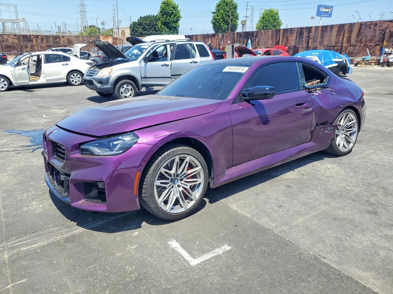 2026 BMW VIN 3MF23DM0XT8G08830 COPART salvage auction — Side, CA - SALVAGE CERTIFICATE, sold $29,500 on 2026-08-14 (photo 1)