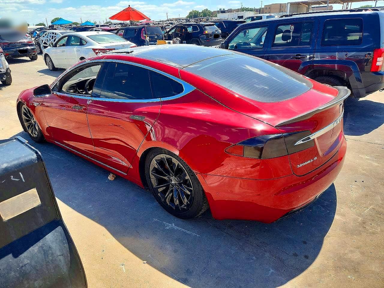 2016 Tesla VIN 5YJSA1E25GF156830 COPART salvage auction — Top/Roof, TX - CERTIFICATE OF TITLE, sold $4,300 on 2026-07-09 (photo 2)