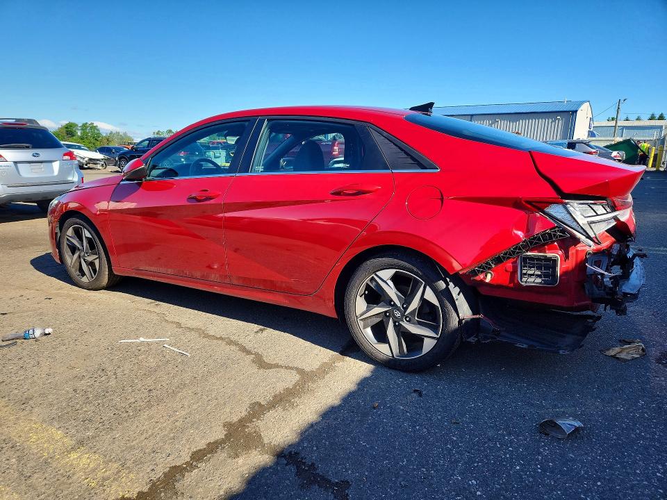 2021 Hyundai Elantra VIN 5NPLN4AG3MH005865 COPART salvage auction — REAR END, Pa - Certificate Of Salvage, sold $2,400 on 2026-07-24 (photo 2)