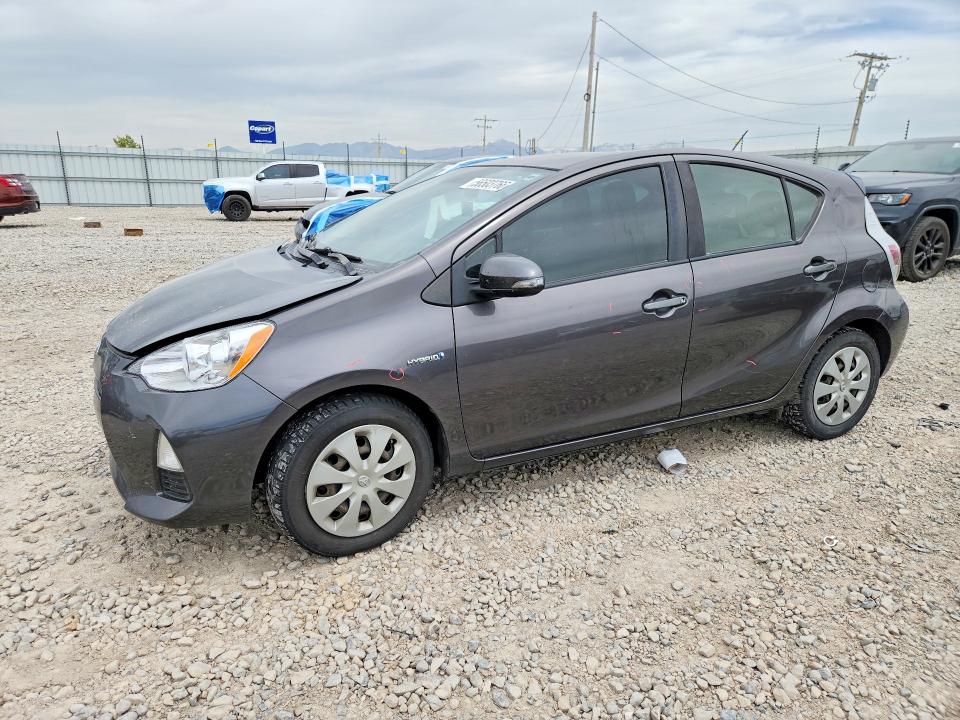 2014 Toyota Prius VIN JTDKDTB32E1566944 COPART salvage auction — FRONT END, Ut - Salvage Certificate, sold $1,350 on 2026-07-10 (photo 1)