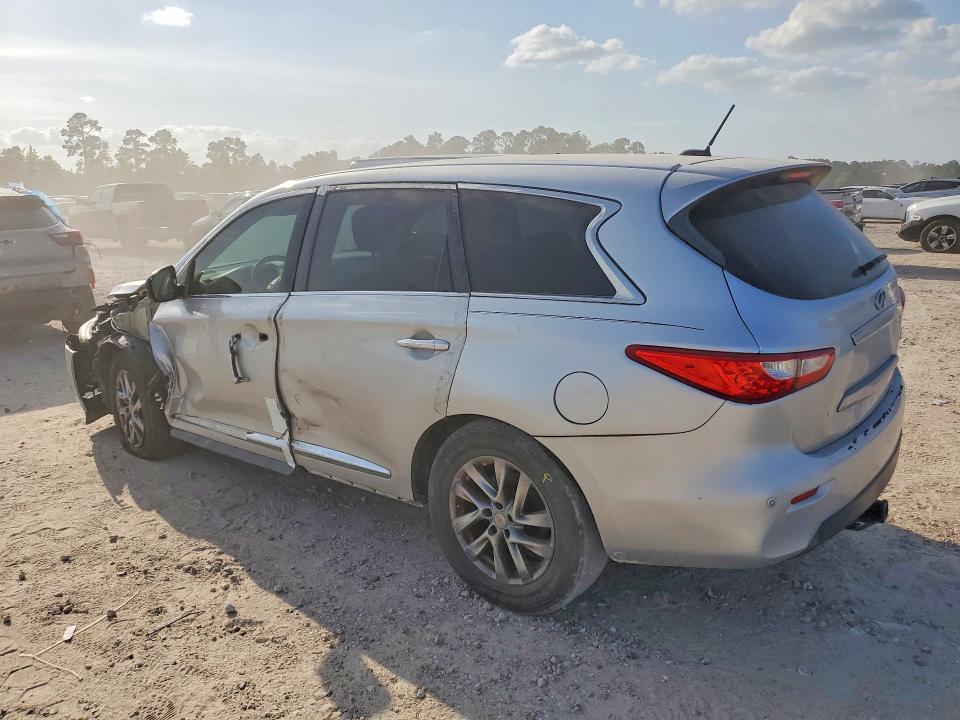 2013 Infiniti Jx VIN 5N1AL0MN5DC316222 COPART salvage auction — FRONT END, Tx - Bonded Title - Salvage (P), sold $500 on 2026-07-10 (photo 2)
