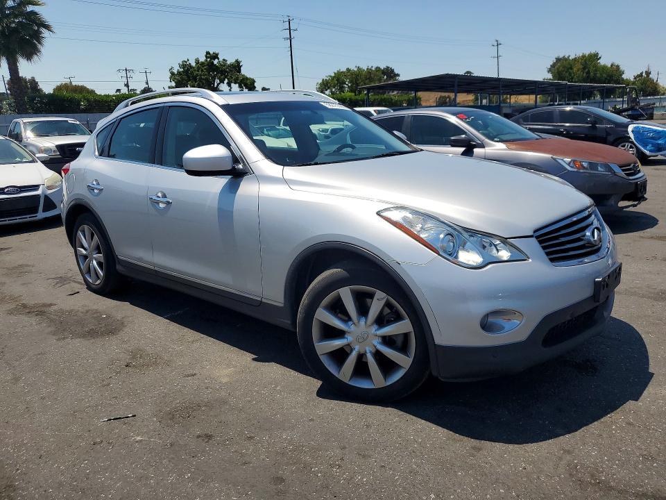 2011 Infiniti Ex35 VIN JN1AJ0HP0BM801416 COPART salvage auction — MINOR DENT/SCRATCHES, Ca - Dlr/Dis/Exp Only Salvage Title, sold $3,000 on 2026-07-09 (photo 4)