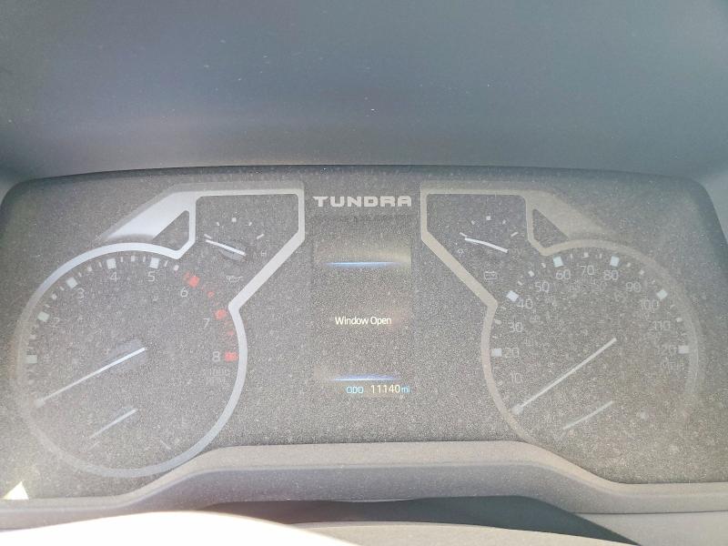 2022 Toyota Tundra VIN 5TFLA5DB9NX052809 COPART salvage auction — MINOR DENT/SCRATCHES, MD - CERT OF SALVAGE > 75% DAMAGE, sold $24,500 on 2026-07-27 (photo 9)