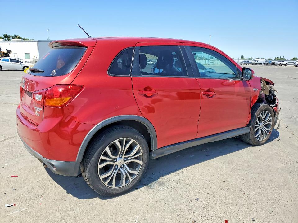 2016 Mitsubishi VIN JA4AP3AU8GZ053158 COPART salvage auction — FRONT END, Ca - Salvage Certificate, sold $1,250 on 2026-07-06 (photo 3)