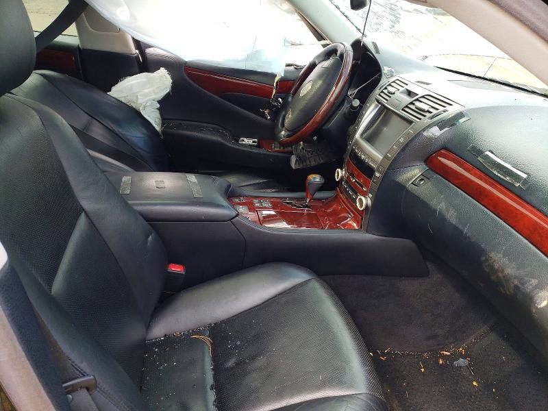 2009 Lexus Ls 460 VIN JTHCL46F595000260 COPART salvage auction — SIDE, CT - CERT OF TITLE-SALVAGE, sold $750 on 2026-07-10 (photo 7)