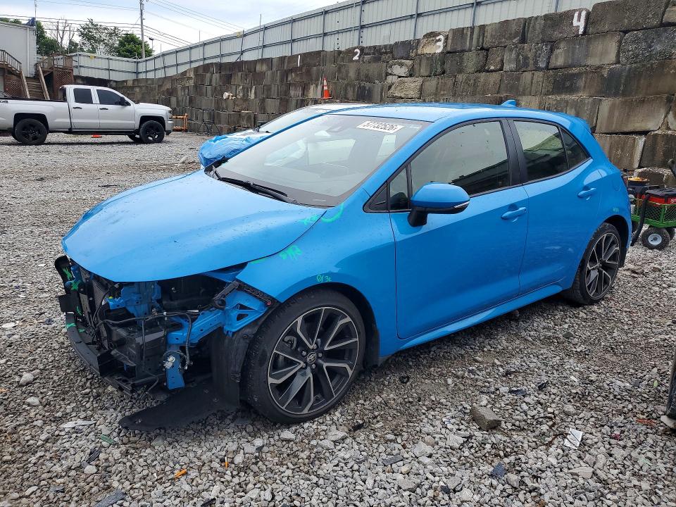 2021 Toyota Corolla VIN JTNC4MBE5M3125187 COPART salvage auction — FRONT END, Ky - Cert Of Title-Salvage, sold $5,800 on 2026-07-24 (photo 1)