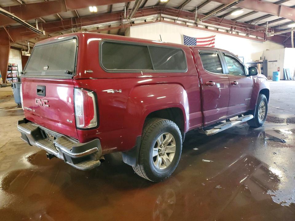 2018 Gmc Canyon VIN 1GTG6CEN0J1161415 COPART salvage auction — REAR END, Mi - Certificate Of Title, sold $7,300 on 2026-07-31 (photo 3)