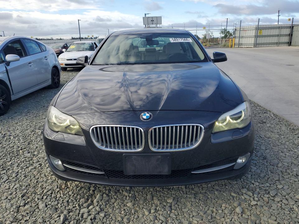 2013 BMW 5 series VIN WBAXG5C53DD230366 COPART salvage auction — FRONT END, Ca - Salvage Certificate, sold $2,000 on 2026-07-09 (photo 5)