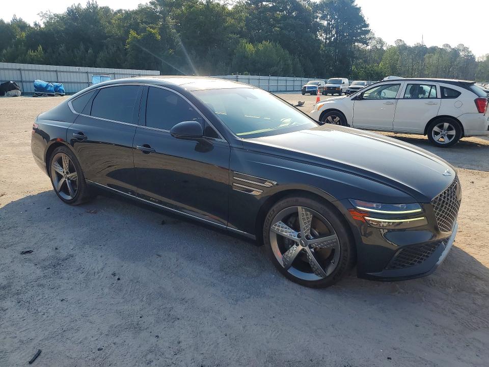 2023 Genesis G80 VIN KMTGB4SD0PU185283 COPART salvage auction — MINOR DENT/SCRATCHES, Mi - Certificate Of Title, sold $34,000 on 2026-07-06 (photo 4)