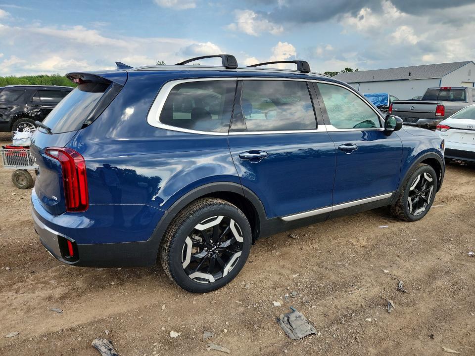 2024 Kia Telluride VIN 5XYP6DGC9RG556206 COPART salvage auction — HAIL, Oh - Cert Of Title-Salvage, sold $5,000 on 2026-07-16 (photo 3)