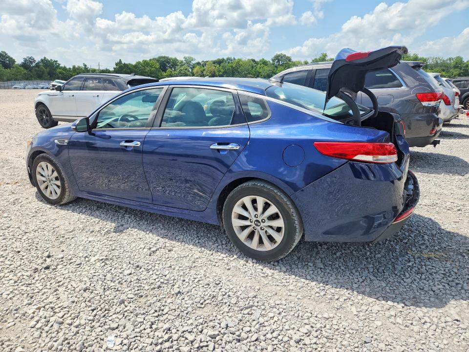 2016 Kia Optima VIN 5XXGU4L39GG012415 COPART salvage auction — REAR END, Al - Cert Of Title-Salvage Title, sold $2,150 on 2026-07-07 (photo 2)