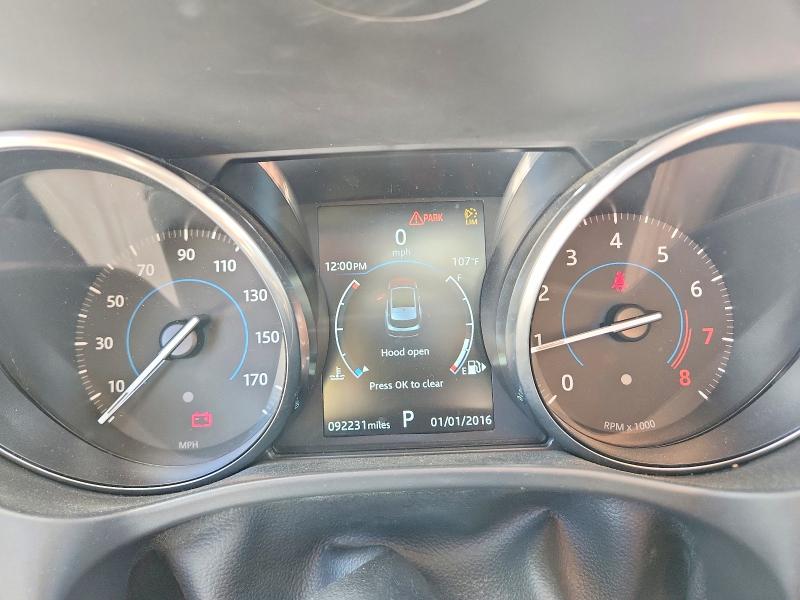 2018 Jaguar F-pace VIN SADCJ2FX0JA265379 COPART salvage auction — WATER/FLOOD, Tx - Salvage Title-Flood Damage, sold $2,200 on 2026-07-23 (photo 9)