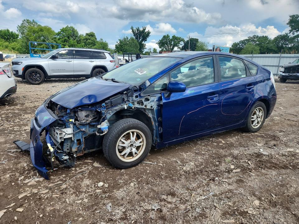2010 Toyota Prius VIN JTDKN3DU8A1306982 COPART salvage auction — FRONT END, Il - Salvage Certificate, sold $1,300 on 2026-07-29 (photo 1)