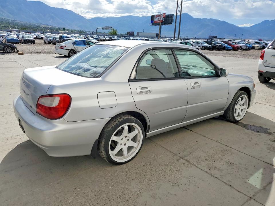 2002 Subaru Impreza VIN JF1GD67592G506143 COPART salvage auction — SIDE, Ut - Salvage Certificate, sold $875 on 2026-07-13 (photo 3)
