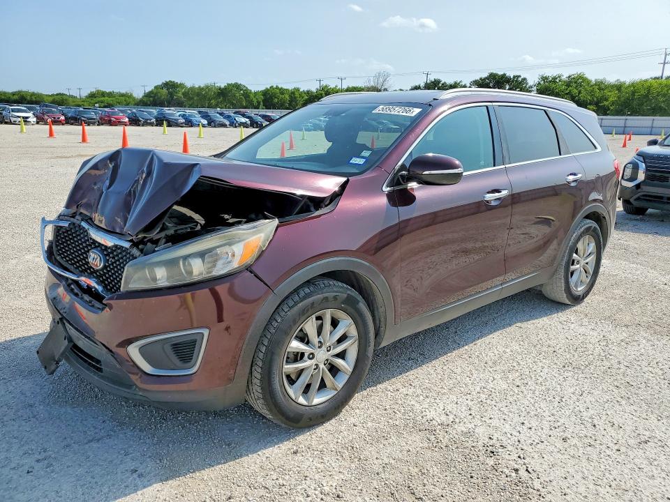 2018 Kia VIN 5XYPG4A55JG351770 COPART salvage auction — FRONT END, Tx - Salvage Vehicle Title, sold $1,500 on 2026-07-09 (photo 1)