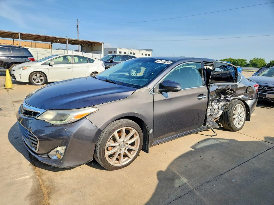 2014 Toyota Avalon VIN 4T1BK1EB8EU101527 COPART salvage auction — SIDE, Tx - Certificate Of Title (P), sold $2,000 on 2026-07-09 (photo 1)
