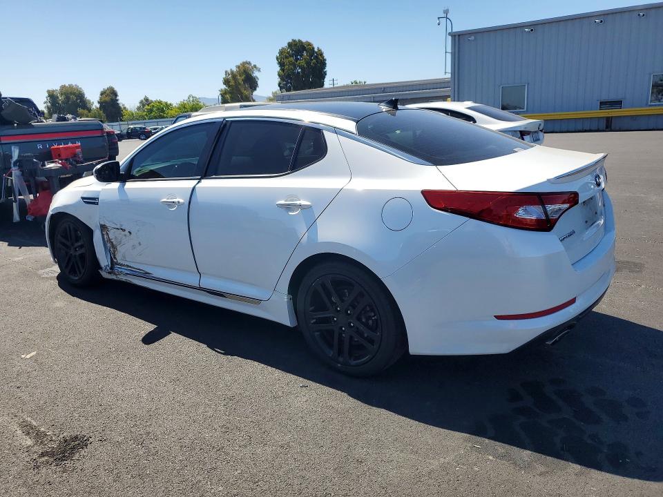 2013 Kia VIN 5XXGR4A61DG234103 COPART salvage auction — FRONT END, Ca - Salvage Certificate, sold $1,950 on 2026-07-13 (photo 2)