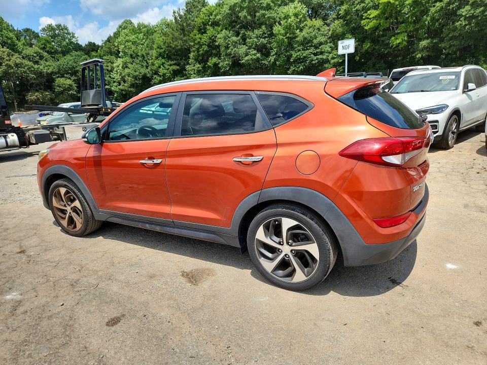 2016 Hyundai Tucson VIN KM8J33A27GU074821 COPART salvage auction — SIDE, Fl - Certificate Of Title, sold $3,200 on 2026-07-09 (photo 2)