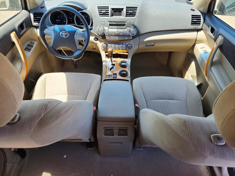 2010 Toyota Highlander hybrid VIN JTEBW3EH7A2040892 COPART salvage auction — HAIL, Il - Salvage Certificate, sold $2,450 on 2026-07-21 (photo 8)