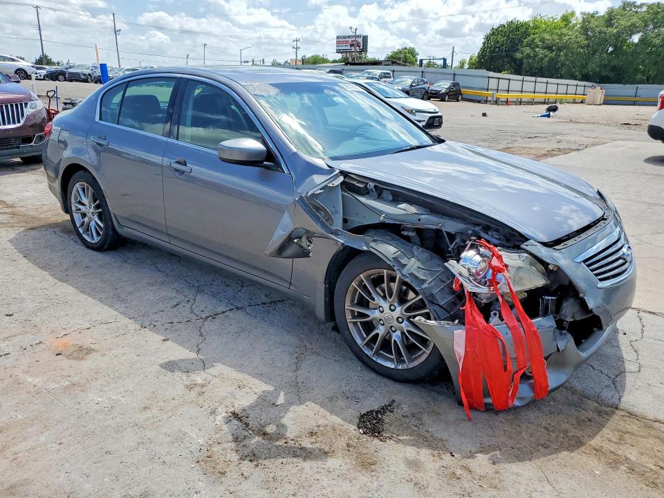 2011 Infiniti G VIN JN1CV6AR2BM408206 COPART salvage auction — FRONT END, OK - CERT OF TITLE-SALVAGE, sold $1,150 on 2026-07-30 (photo 4)