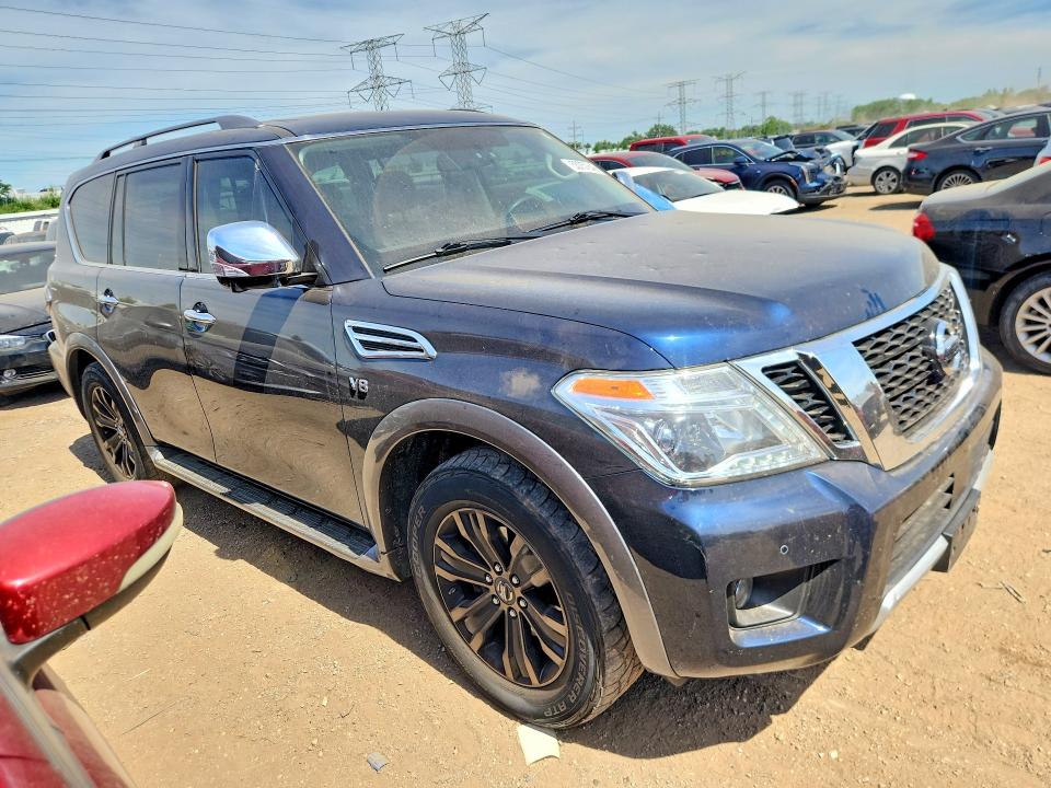 2018 Nissan Armada VIN JN8AY2NC7J9555394 COPART salvage auction — HAIL, Wv - Salvage Certificate, sold $275 on 2026-07-21 (photo 4)