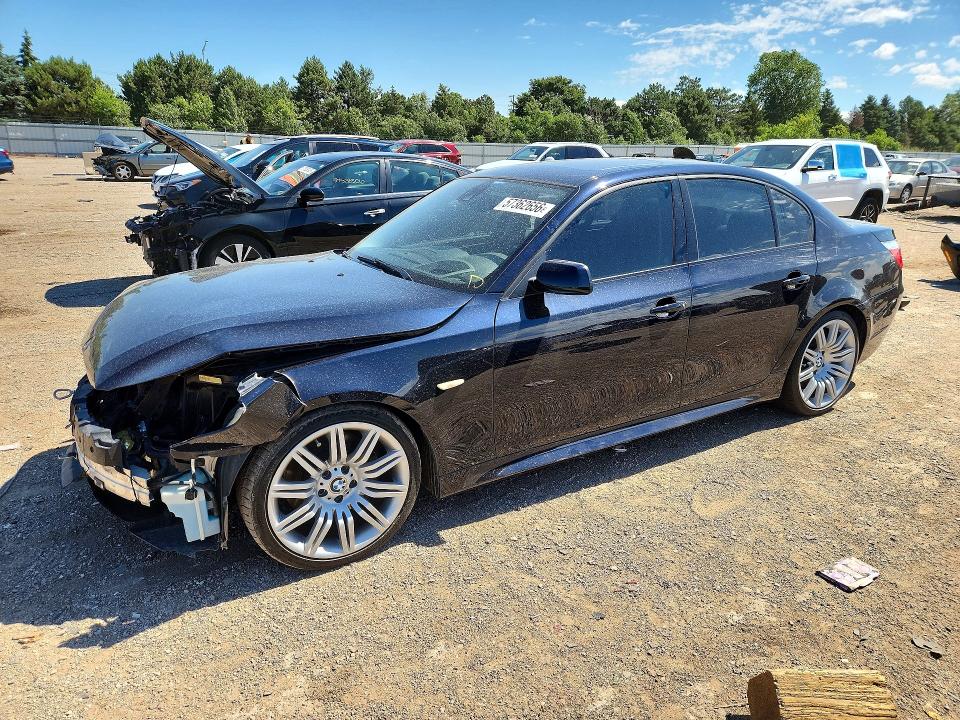 2008 BMW 5 series VIN WBANW53518CT51788 COPART salvage auction — FRONT END, IL - SALVAGE CERTIFICATE, sold $250 on 2026-07-21 (photo 1)