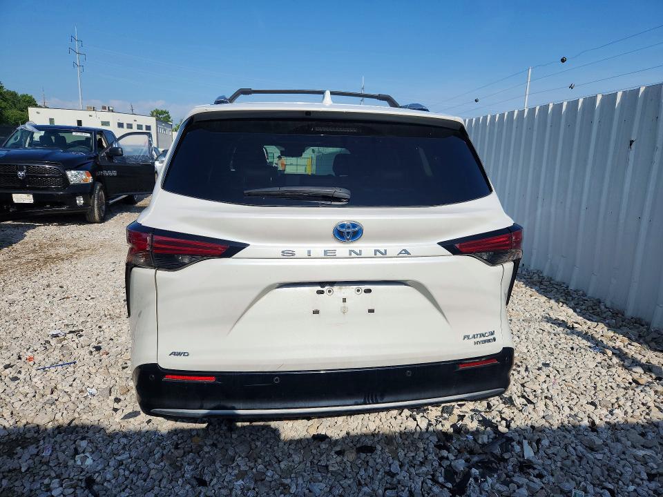 2024 Toyota Sienna VIN 5TDESKFC1RS108988 COPART salvage auction — HAIL, OH - CERT OF TITLE-SALVAGE, sold $40,750 on 2026-07-31 (photo 6)