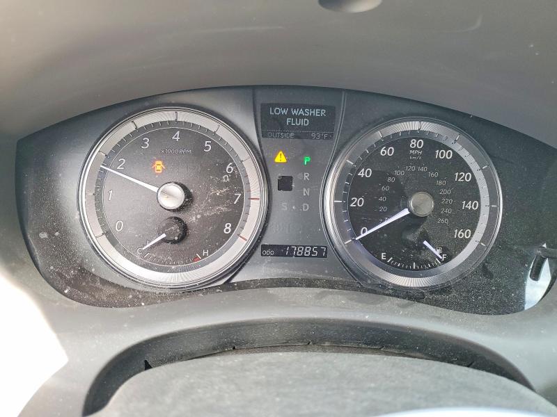 2010 Lexus Es 350 VIN JTHBK1EG0A2360694 COPART salvage auction — FRONT END, Ca - Salvage Certificate, sold $850 on 2026-07-02 (photo 9)