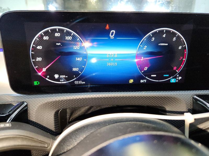 2025 Mercedes-benz Cla-class VIN W1K5J4GB1SN509088 COPART salvage auction — FRONT END, FL - CERTIFICATE OF TITLE (P), sold $19,300 on 2026-07-15 (photo 9)