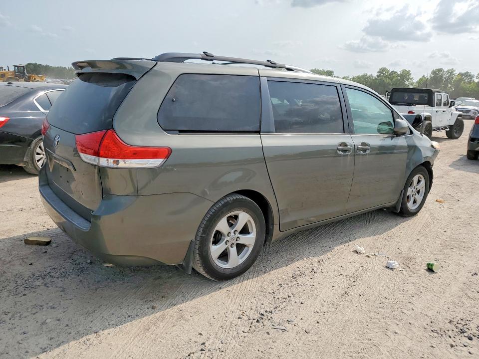 2012 Toyota VIN 5TDKK3DC9CS266160 COPART salvage auction — FRONT END, Tx - Salvage Vehicle Title, sold $1,350 on 2026-07-28 (photo 3)