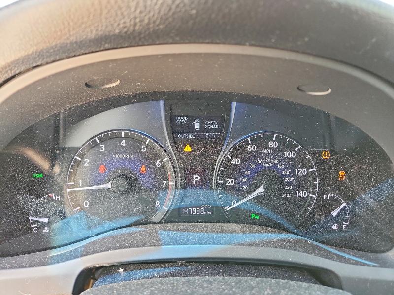 2014 Lexus Rx VIN 2T2ZK1BA2EC145840 COPART salvage auction — FRONT END, TX - SALVAGE VEHICLE TITLE, sold $8,000 on 2026-07-02 (photo 9)