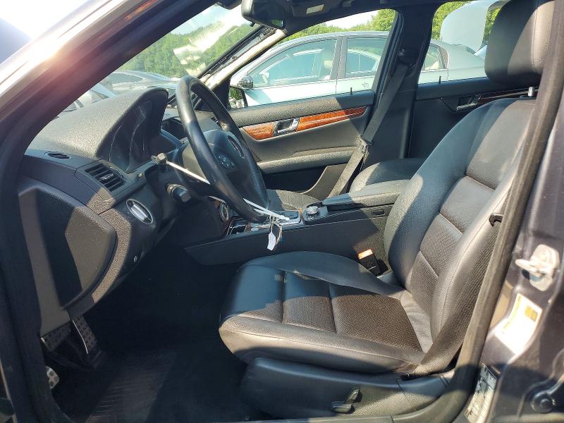 2011 Mercedes-benz C class VIN WDDGF8BB3BR133995 COPART salvage auction — FRONT END, Ma - Certificate Of Title (P), sold $675 on 2026-07-27 (photo 7)