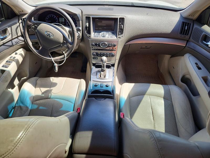 2012 Infiniti VIN JN1CV6AR0CM971983 COPART salvage auction — FRONT END, IL - SALVAGE CERTIFICATE, sold $1,250 on 2026-07-08 (photo 8)