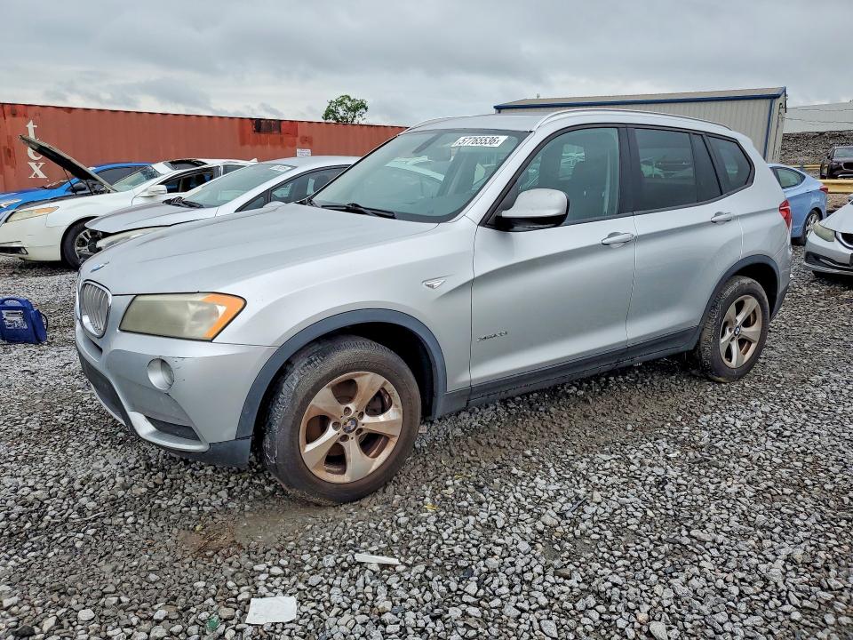 2011 BMW X3 VIN 5UXWX5C55BL702518 COPART salvage auction — NORMAL WEAR, AL - CERTIFICATE OF TITLE, sold $425 on 2026-07-14 (photo 1)