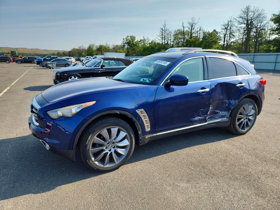 2012 Infiniti Fx VIN JN8AS1MW6CM151395 COPART salvage auction — SIDE, Ny - Mv-907A Salvage Certificate, sold $1,900 on 2026-07-15 (photo 1)