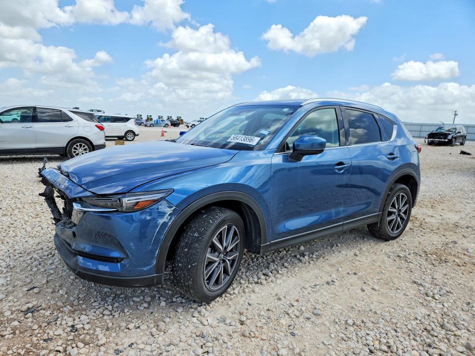 2018 Mazda VIN JM3KFBDM3J0451058 COPART salvage auction — FRONT END, Tx - Salvage Vehicle Title, sold $5,500 on 2026-07-16 (photo 1)