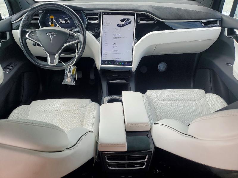 2016 Tesla Model x VIN 5YJXCAE20GF006978 COPART salvage auction — REAR END, Nc - Salvage Certificate Of Title, sold $7,700 on 2026-07-23 (photo 8)