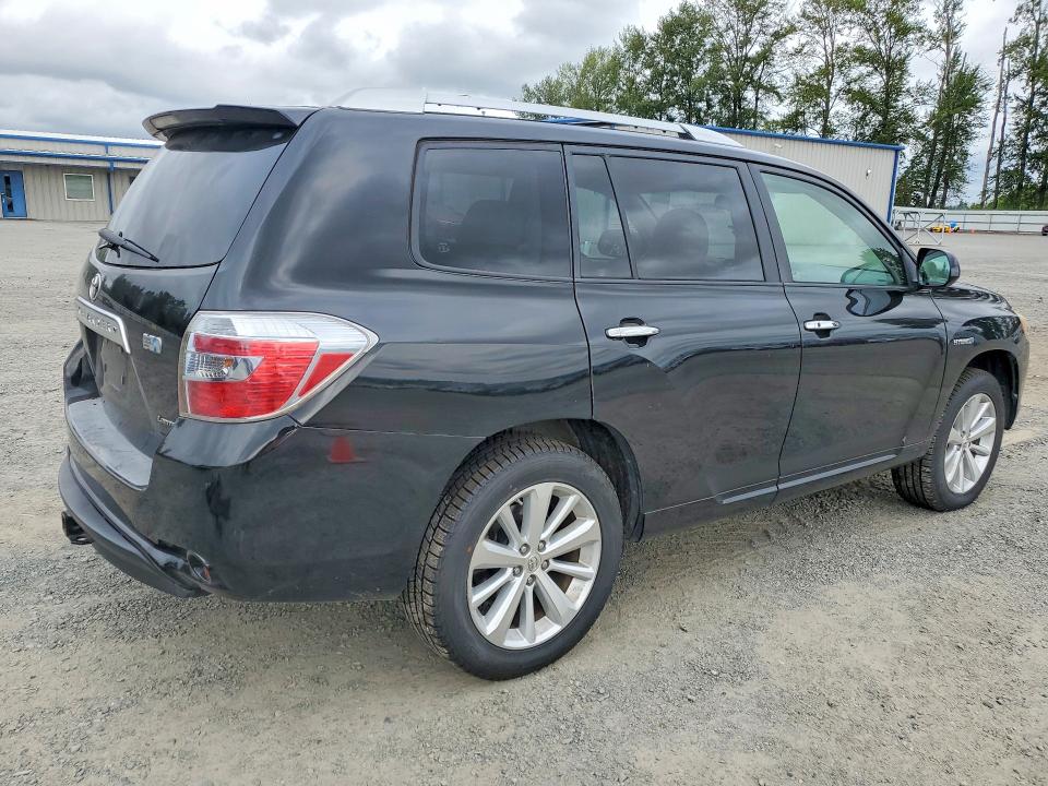 2010 Toyota Highlander hybrid VIN JTEJW3EHXA2040610 COPART salvage auction — PARTIAL REPAIR, WA - VEHICLE CERT OF OWNERSHIP-TITL, sold $300 on 2026-07-27 (photo 3)