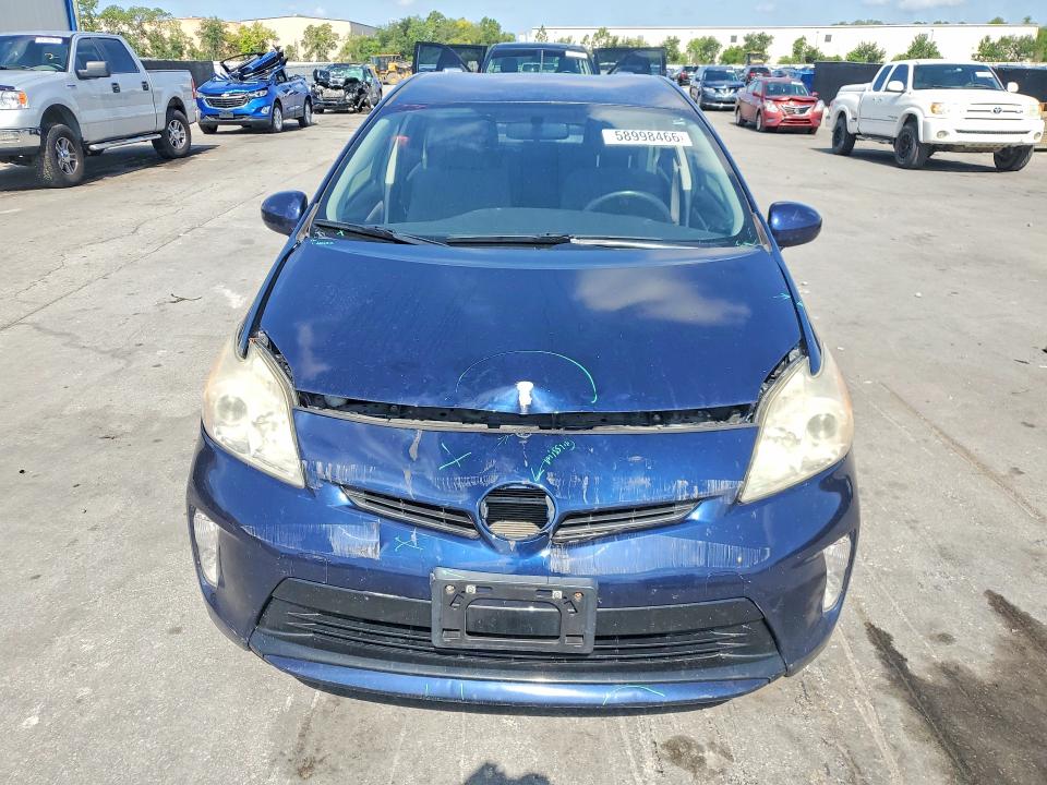 2013 Toyota Prius VIN JTDKN3DU2D1629431 COPART salvage auction — FRONT END, Fl - Cert Of Title Slvg Rebuildable, sold $725 on 2026-07-14 (photo 5)