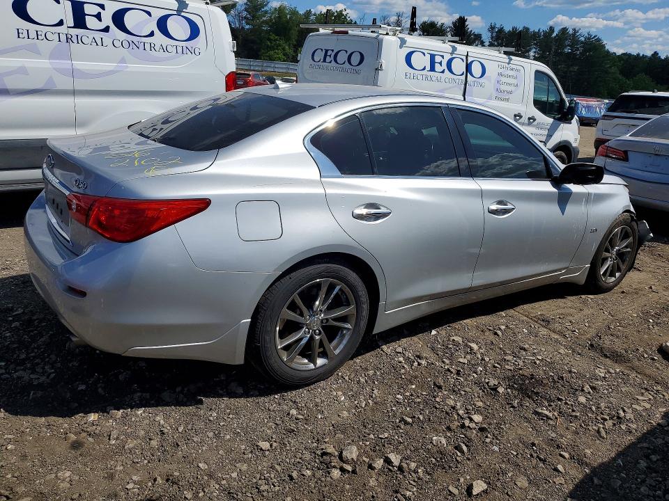 2017 Infiniti VIN JN1EV7ARXHM838976 COPART salvage auction — FRONT END, Md - Cert Of Salvage > 75% Damage, sold $3,550 on 2026-07-06 (photo 3)