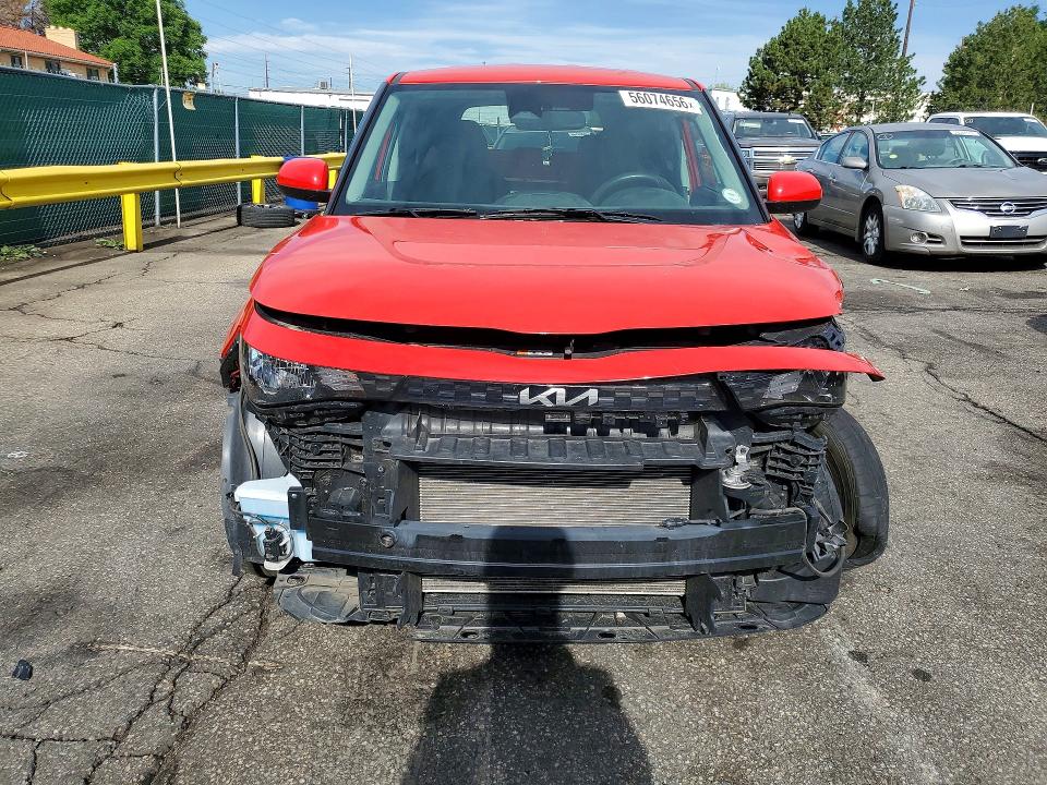 2023 Kia Soul VIN KNDJ23AU0P7205076 COPART salvage auction — FRONT END, Co - Public - Salvage Title, sold $1,750 on 2026-07-09 (photo 5)