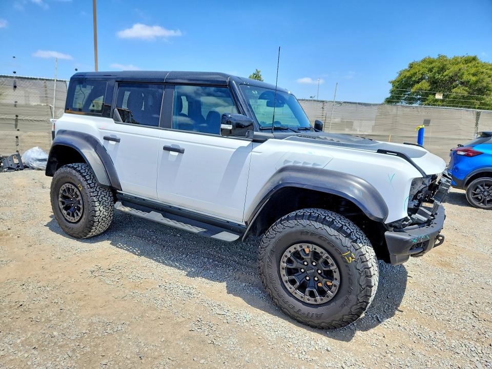 2024 Ford Bronco VIN 1FMEE0RR7RLB00984 COPART salvage auction — REAR END, Ca - Salvage Certificate, sold $41,250 on 2026-07-31 (photo 4)
