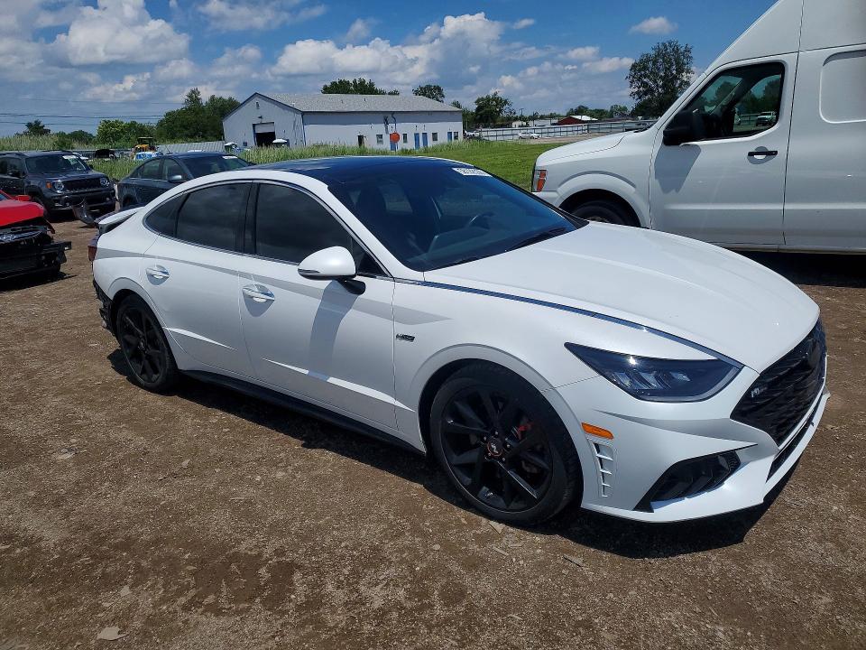 2022 Hyundai VIN 5NPEK4JC3NH141283 COPART salvage auction — REAR END, Oh - Cert Of Title-Salvage, sold $6,800 on 2026-07-16 (photo 4)